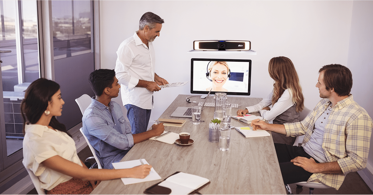 video conferencing webcam aver vb130 product Images beamforming