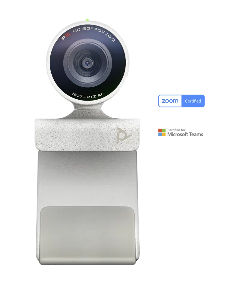 video conferencing webcam poly studio p5 front high res rgb certified teams zoom