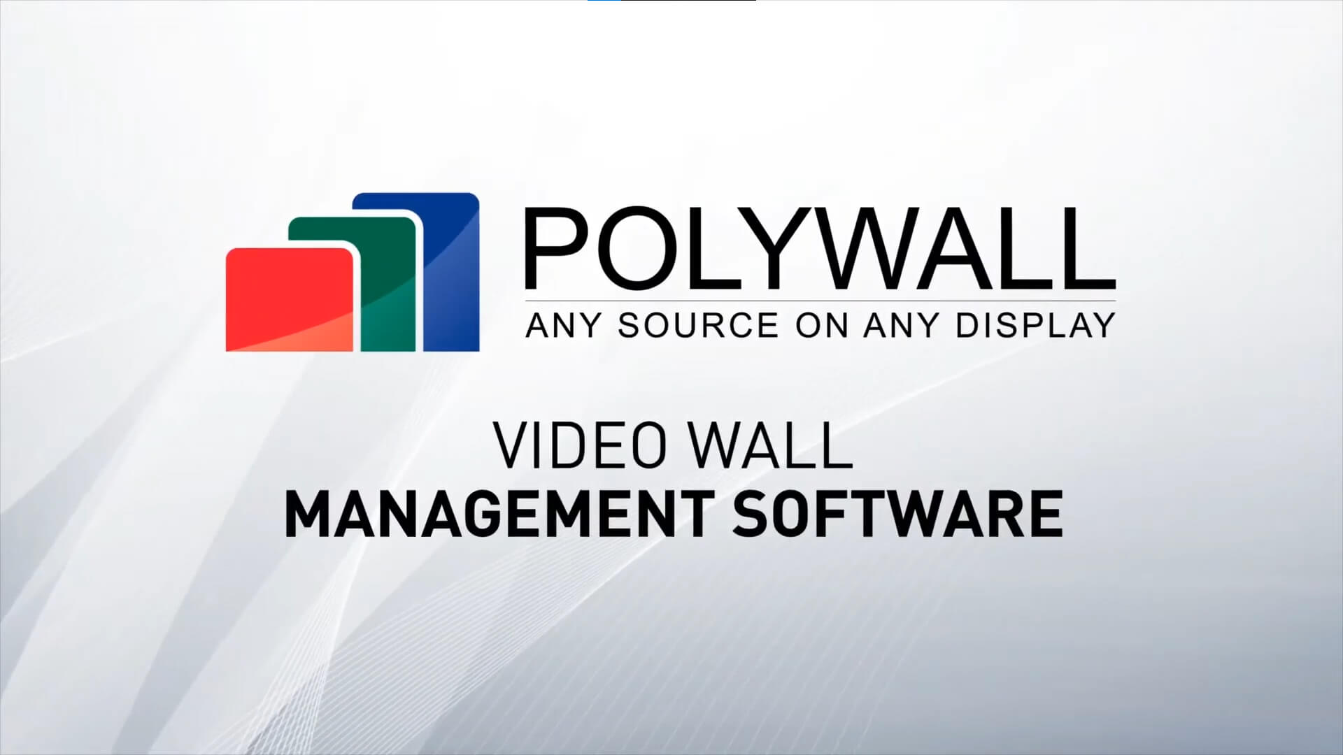 videowall software controller polywall cover