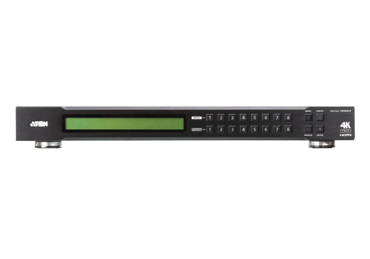 vm0808hb.professional audiovideo.video matrix switches.front