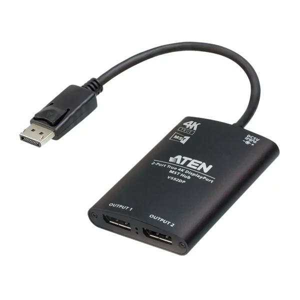 Aten 2-Port True 4K DisplayPort MST Hub - VS92DP - Image 2